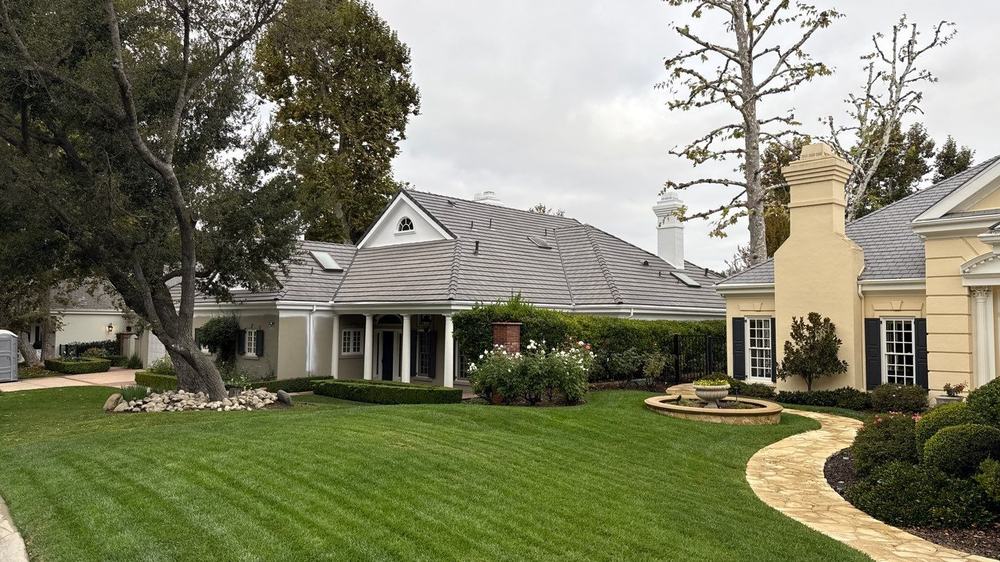 Completed estate roof, Lake Sherwood
